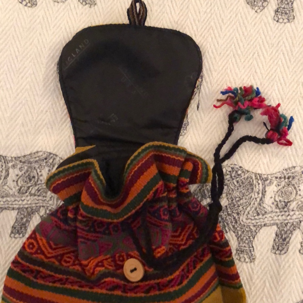 BNWT Peruvian Inca Handmade Artisans Backpack - Picture 6 of 7